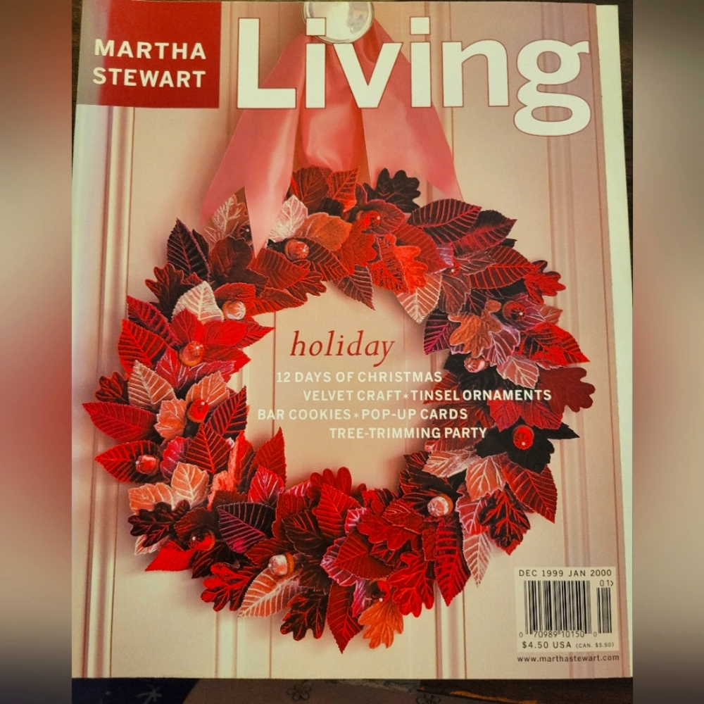 Martha Stewart Living Magazine December 1999